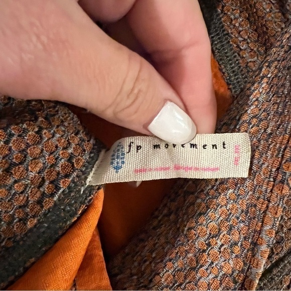 ❄️ FREE People Orange Combo Off the Grid Leggings - Picture 9 of 9